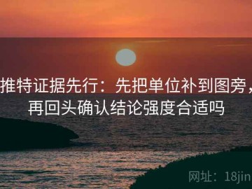 推特证据先行：先把单位补到图旁，再回头确认结论强度合适吗