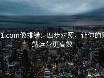 91.com像排错：四步对照，让你的网站运营更高效